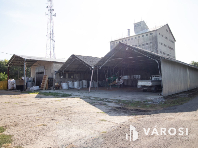 Kiváló adottságú telephely, vasúti iparvágánnyal