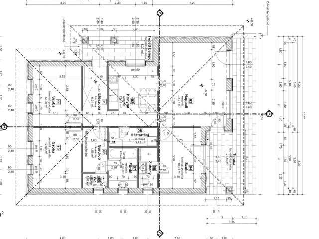 Stílusos otthon nagy terasszal új lakóparkban