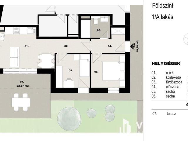 Debrecen Belvárosi Nagy Teraszos, Új Lakás, Saját, Kerttel!