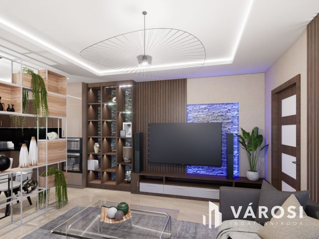 Modern, hőszivattyús, 95 m2-es családi ház népszerű helyen