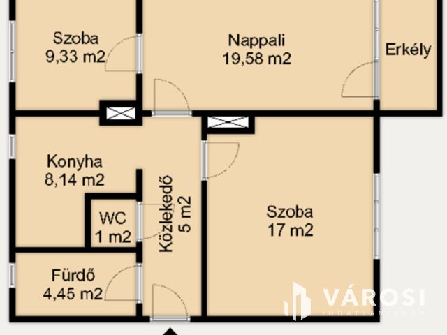 Újszegedi 3 szobás lakás, garázzsal, terasszal