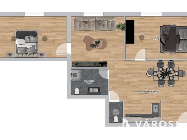 modern otthon – 3 szobás lakás Rákoscsabán